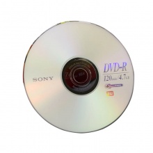 索尼（SONY）DVD+R 光盘/刻录盘 16速4.7G 桶装50片 空白光盘