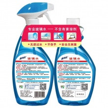 蓝月亮 多表面清洁剂 玻璃水（500ml+500ml补充液）
