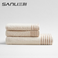 三利 纯有机棉方巾+面巾+浴巾礼盒装（方巾34*34cm+面巾34×76cm+浴巾70*140CM）
