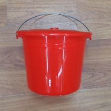 旭盛_带盖水桶红色 5L