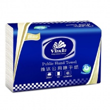 维达 VS2156 单层三折擦手纸 226*208mm 200张/包 20包/箱（单位：包）