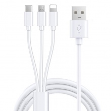 三合一手机数据线 适用安卓/IOS手机