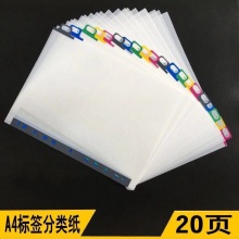 彩色塑料标签索引页_20页