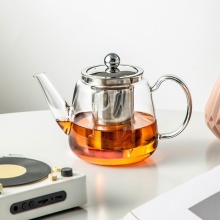 忆壶茶 玻璃茶泡壶 不锈钢过滤网 600ml