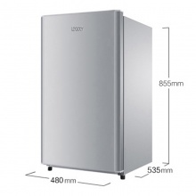 海尔（Haier）BC-93LTMPA 统帅冰箱 93升 机械单门 银色
