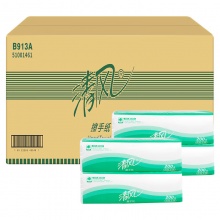 清风 B913A 擦手纸 200抽/包 20包/...