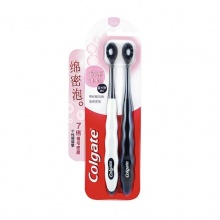 高露洁（Colgate）超密蓬蓬丝备长炭牙刷 2...