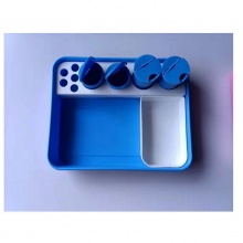 ABS治疗盘方盘30*24*5cm 蓝色