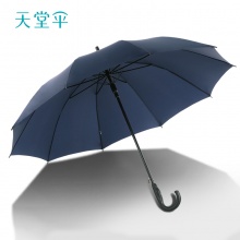 天堂晴雨伞长杆直柄半自动 藏青色