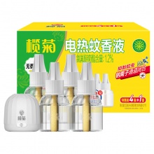 榄菊电热蚊香液套装4瓶+1器