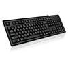 双飞燕（A4TECH）KR-85 有线键盘 PS2圆口 黑色