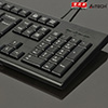 双飞燕（A4TECH）KR-85 有线键盘 PS2圆口 黑色