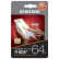 三星（SAMSUNG）存储卡64GB 读速100MB/s 4K Class10 高速TF卡（Micro SD卡）红色plus升级版