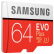 三星（SAMSUNG）存储卡64GB 读速100MB/s 4K Class10 高速TF卡（Micro SD卡）红色plus升级版